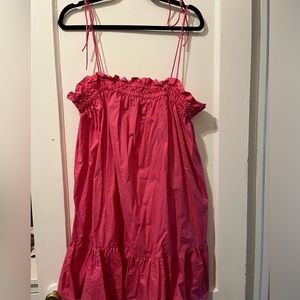 Hot Pink Causal Dress
